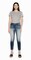 BELLA + CANVAS Women’s Flowy Crop Crewneck Short Sleeve Tee – Fit Fashion Top for Casual Wear